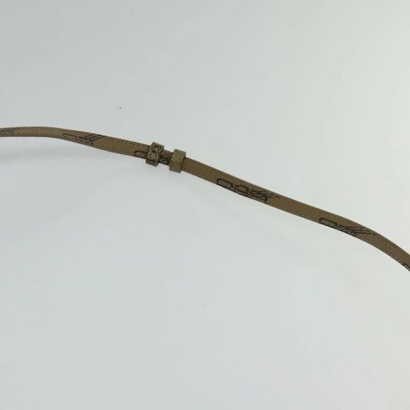 BALENCIAGA Chain Le Cagoule Mini Shoulder Bag Leather Beige Silver Auth bs27430 - Picture 12 of 16